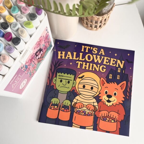 It’s a Halloween Thing Colouring Book